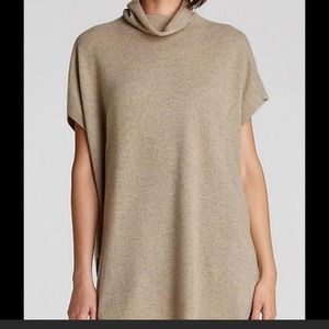 Eileen Fisher 100% cashmere tunic sweater